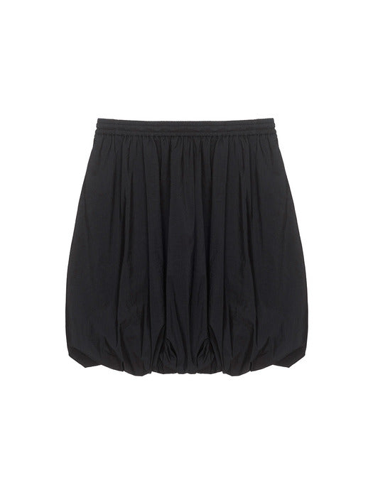 Raive String Mini Skirt in Black