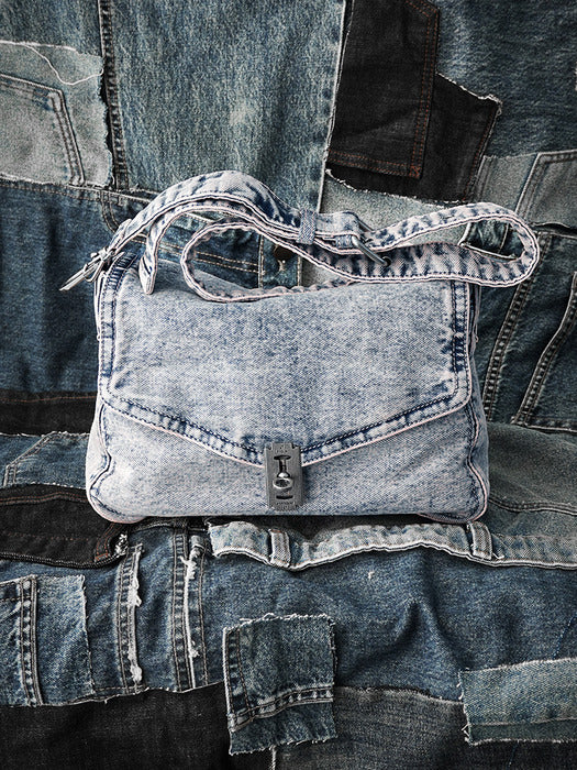 [vunque] Occam Doux Square Shoulder L (오캄 두 스퀘어 숄더 라지) Blush Pink