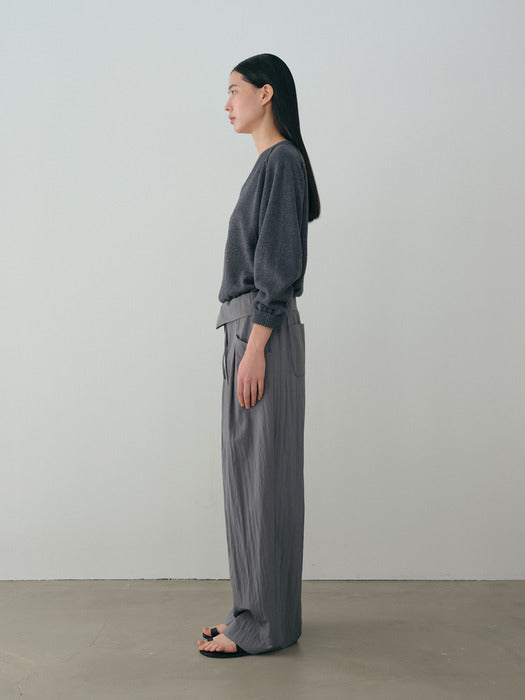 [moia] lyocell pants (stone blue)