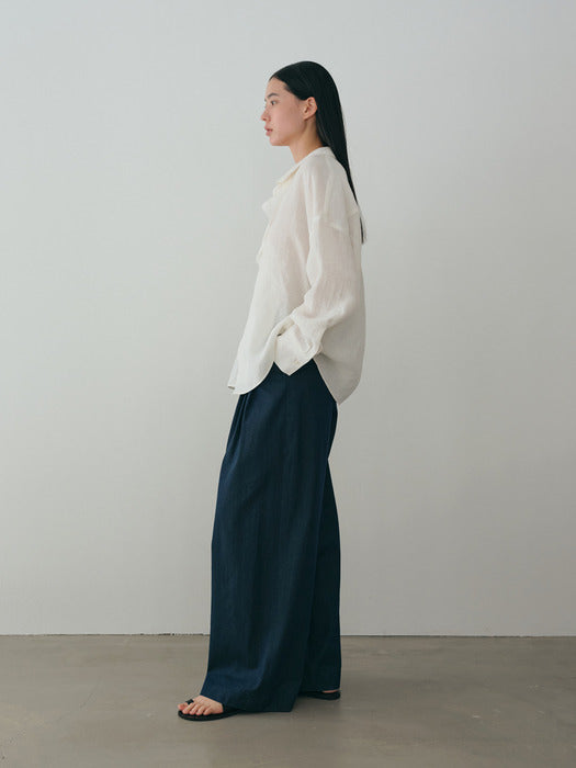 [moia] cutting wrap shirt (white)