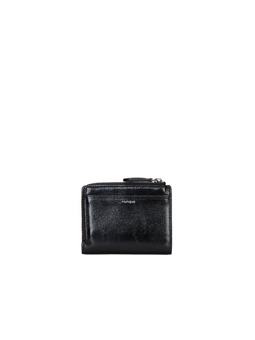 Vunque Perfec Flip Half Wallet Black