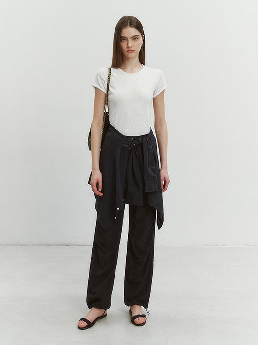 Dunst Light String Cargo Pants Deep Navy