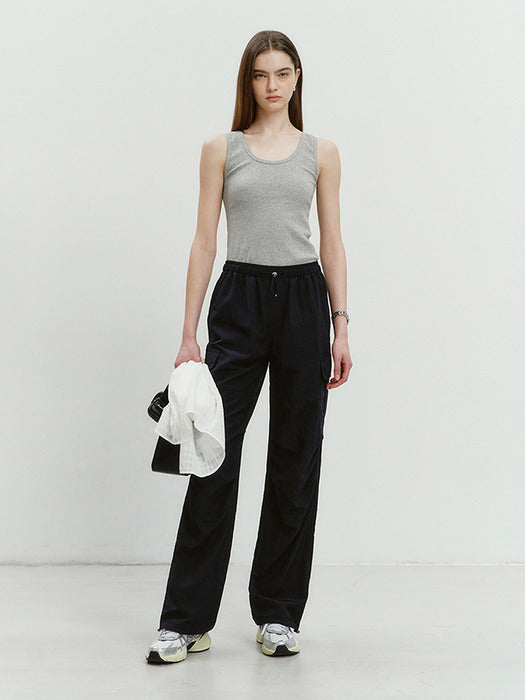 Dunst Light String Cargo Pants Deep Navy