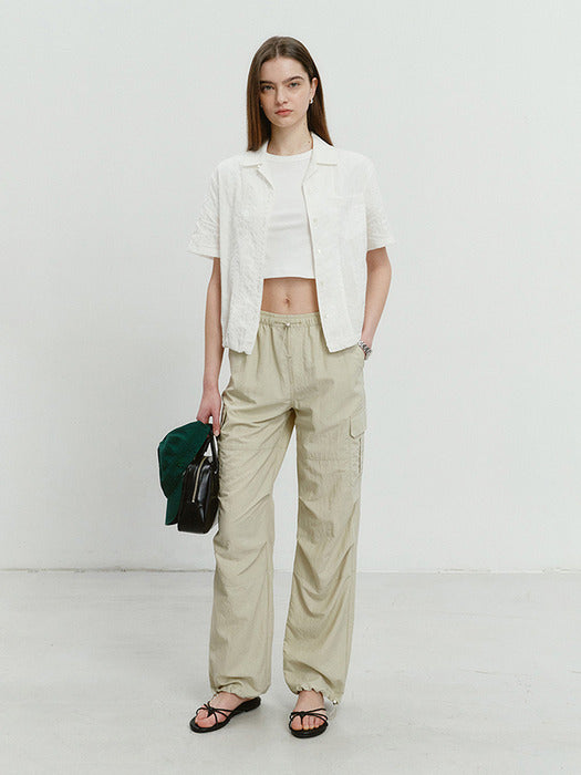 Dunst Light String Cargo Pants Light Beige