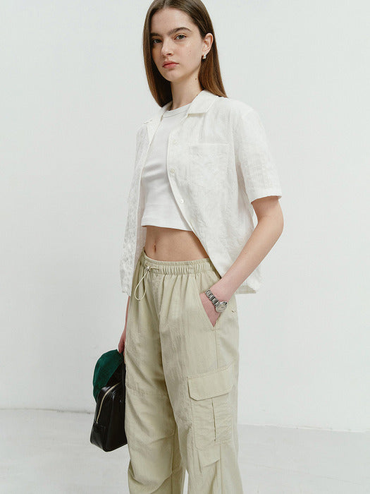 Dunst Light String Cargo Pants Light Beige