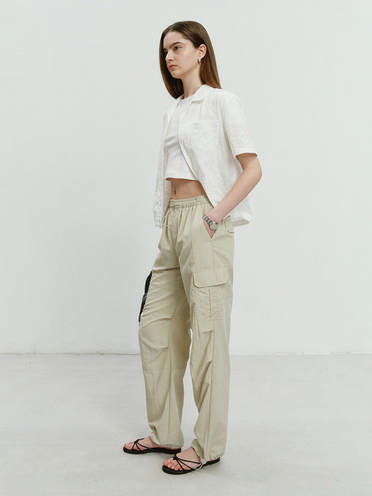 Dunst Light String Cargo Pants Light Beige