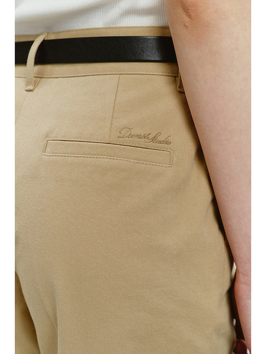 Dunst Summer Soft Chino Slacks Beige