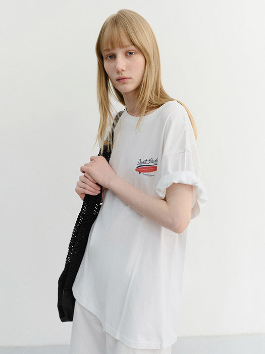 Dunst Unisex Summer Holiday Surf Board T-Shirt Off White