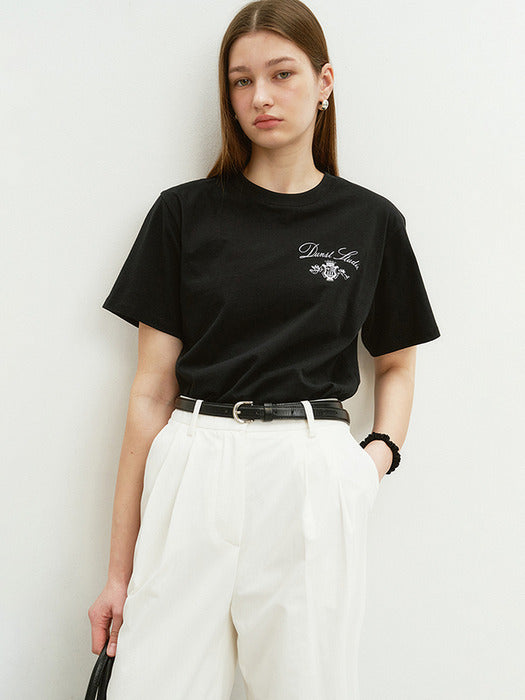 Dunst Unisex Arch Logo T-Shirt Black