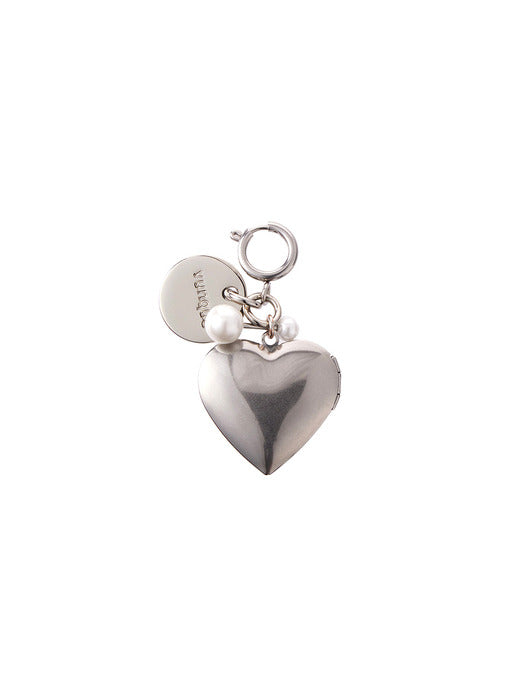 [vunque] Heart Memory Charm Piccolo Silver