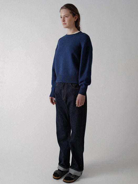 [nothing written] Boyfriend cotton denim (Selvage)