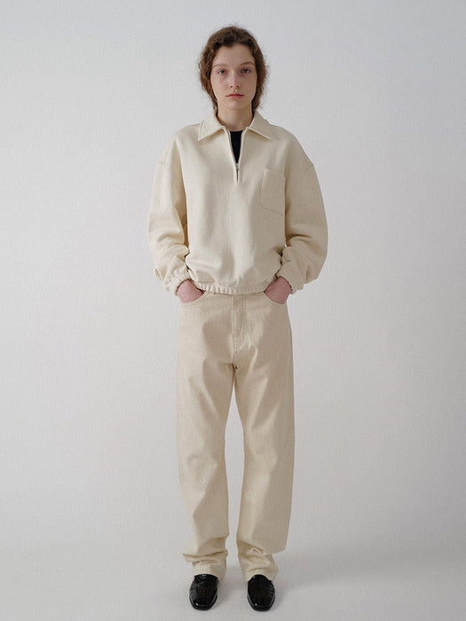 Nothing Written Boyfriend cotton denim (Ivory)