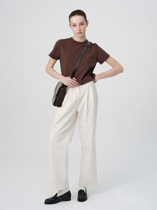 [nothing written] Bobba cotton t-shirt (Brown)