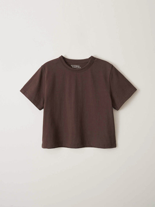 [nothing written] Bobba cotton t-shirt (Brown)