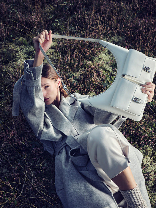 [vunque] Perfect Double Pocket Hobo M (2 colors)