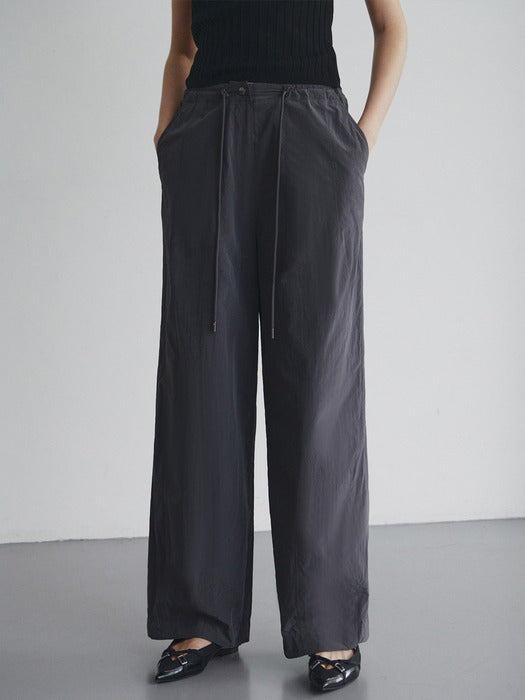 [loeuvre] Wide Fit String Pants SW4ML720_2color