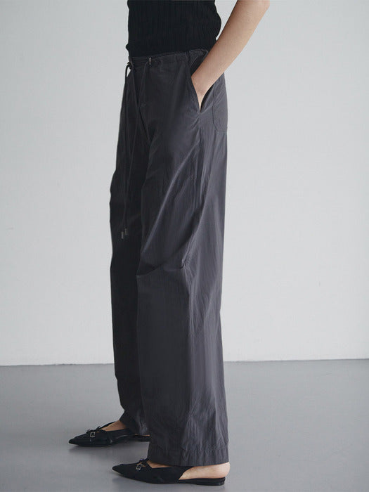 [loeuvre] Wide Fit String Pants SW4ML720_2color