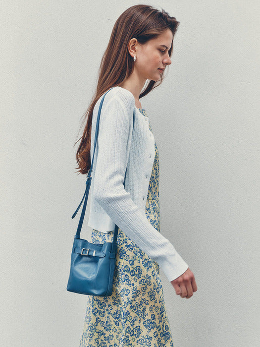 Loeuvre Summer-boucle Ribbed Cardigan