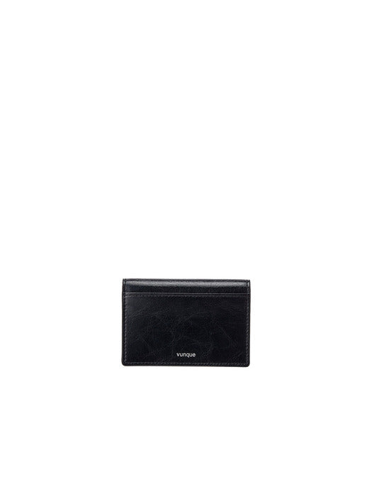 [vunque] Occam Lune Accordion Wallet (Black)