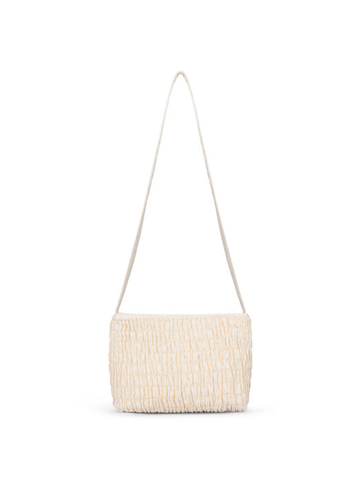 Millie Bag Ruched Ivory