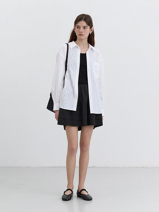 [dunst] MINI FULL SKIRT BLACK_UDSK5B224BK