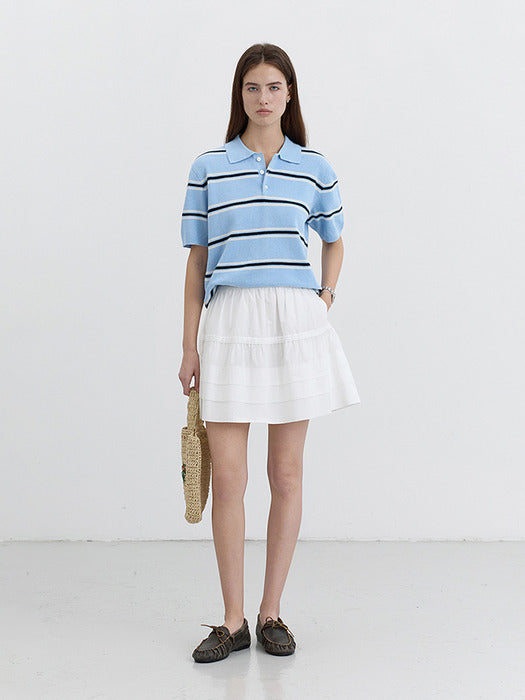 [dunst] MINI FULL SKIRT IVORY_UDSK5B224IV