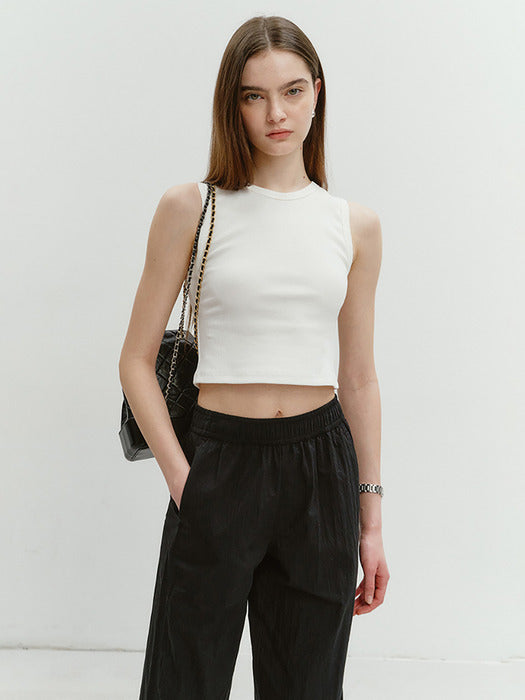 Dunst Relaxed Banding Pants Black