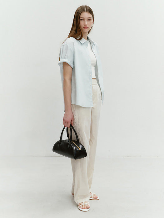 Dunst Relaxed Banding Pants Ecru