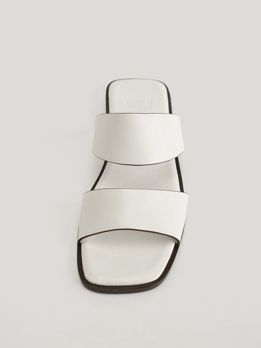 Facade Pattern Boy Sandals off white