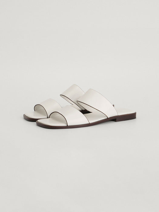 Facade Pattern Boy Sandals off white