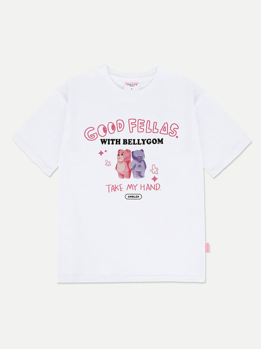 [ambler] Good fellas Over T-Shirts BS305 (White)
