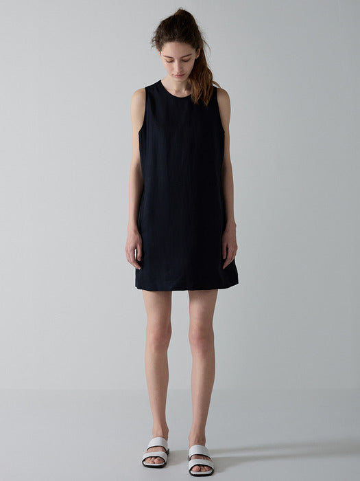 Facade Pattern Classic Mini Dress black