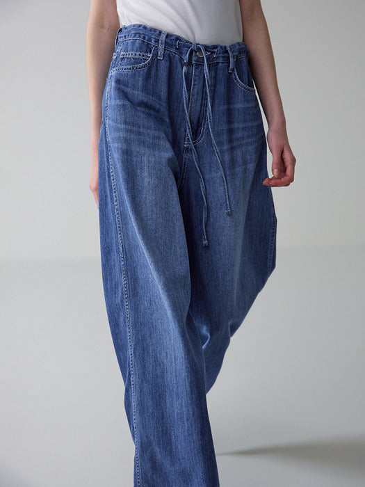 [facade pattern] Summer Wide Denim_indigo