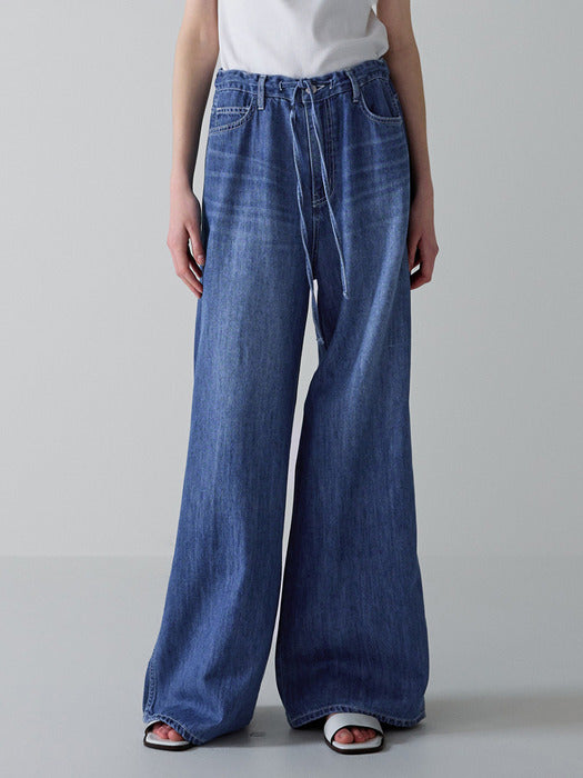 [facade pattern] Summer Wide Denim_indigo