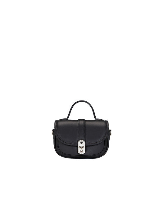 [vunque] Festone Leather Saddle Piccolo (Black)