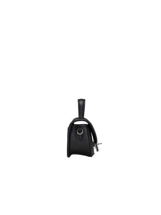 [vunque] Festone Leather Saddle Piccolo (Black)