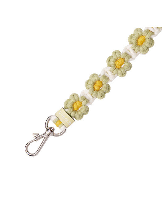 [vunque] Crochet Handle Strap (Green)