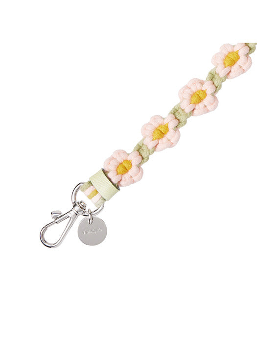 [vunque] Crochet Handle Strap (Pink)