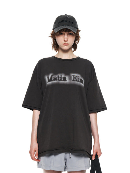 MATIN SHADE LOGO TOP IN CHARCOAL