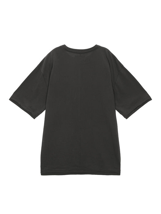 MATIN SHADE LOGO TOP IN CHARCOAL