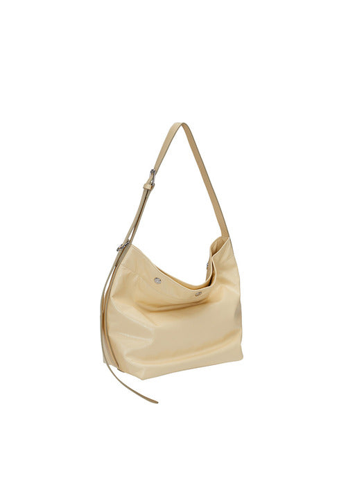 Vunque Perfec Button Up Soft Hobo S Milky Yellow