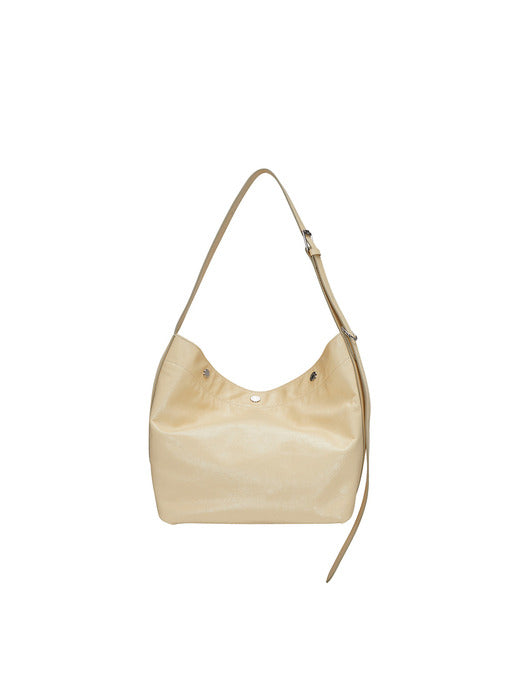 Vunque Perfec Button Up Soft Hobo S Milky Yellow