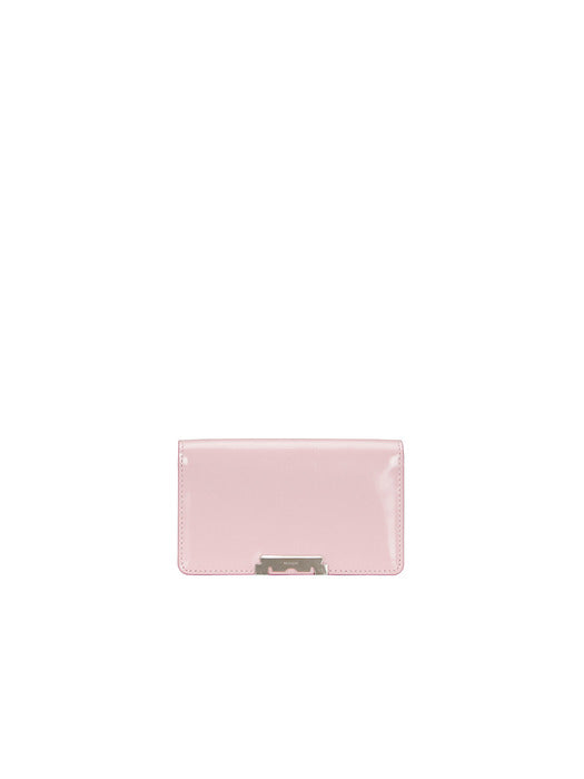 [vunque] Perfect Crop Card Wallet (퍼펙 크롭 카드지갑) Pale Pink