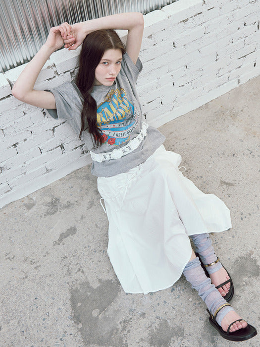 [raive] String Skirt in White Vw4Ms231-01