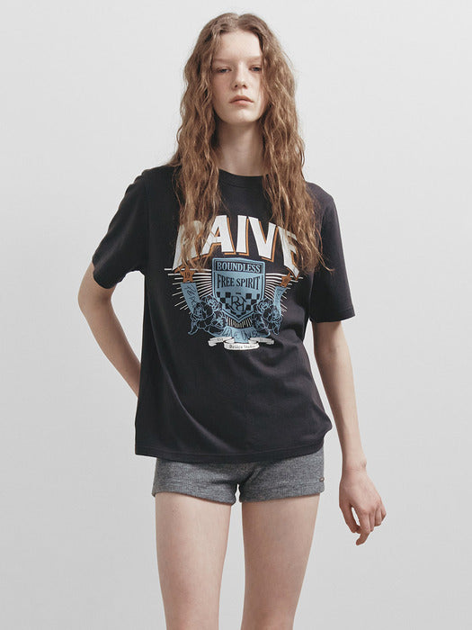 [raive] Raive Graphic T-shirt VW4ME059_4color