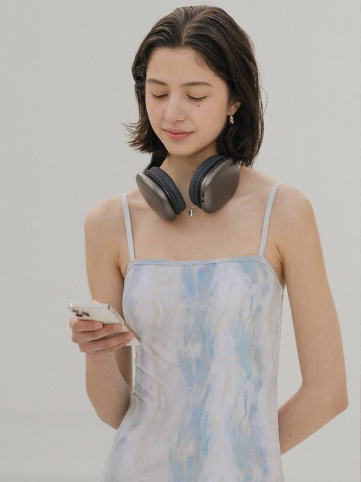 [TILLIDIE] Marble pattern swimwear_Mint