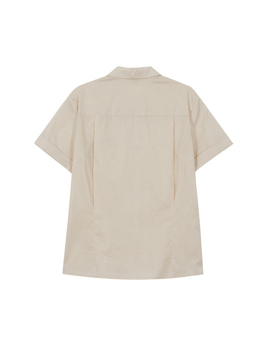 Margesherwood Vintage Roll-UP Shirt beige