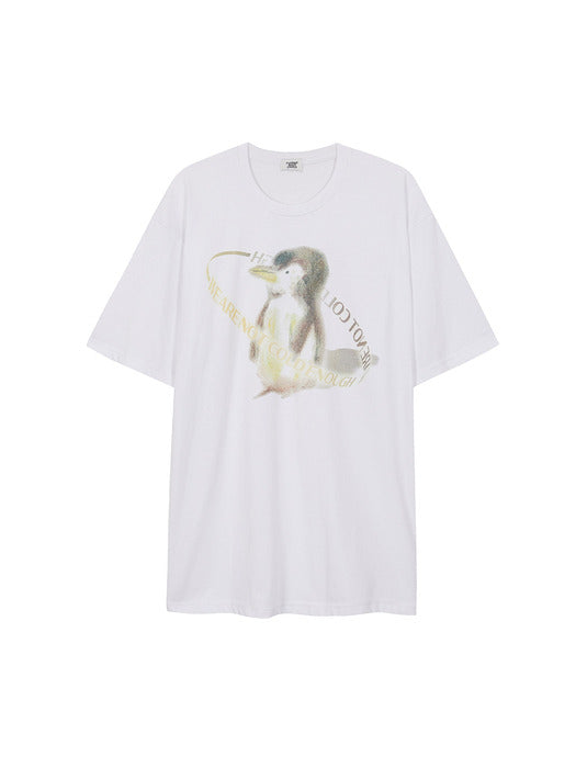 [SUSTAINABLE] PENGUIN LOOSE-FIT T-SHIRT_white