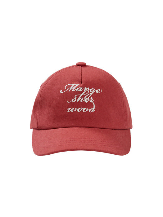 Margesherwood Vintage Logo Ballcap red