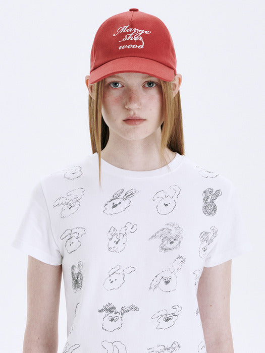 Margesherwood Vintage Logo Ballcap red
